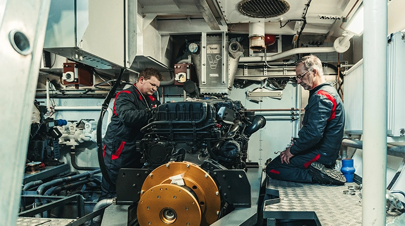 Een foto van Patrick, al bijna 10 jaar in dienst bij Hamofa